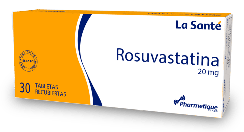 ROSUVASTATINA TABLETAS 20 MG X 30
