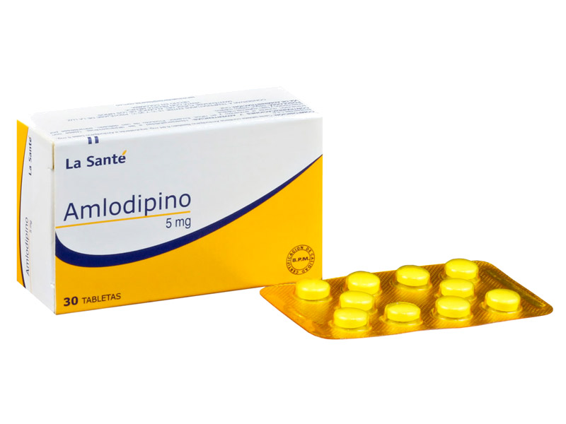 AMLODIPINO TABLETAS 5 MG X 30